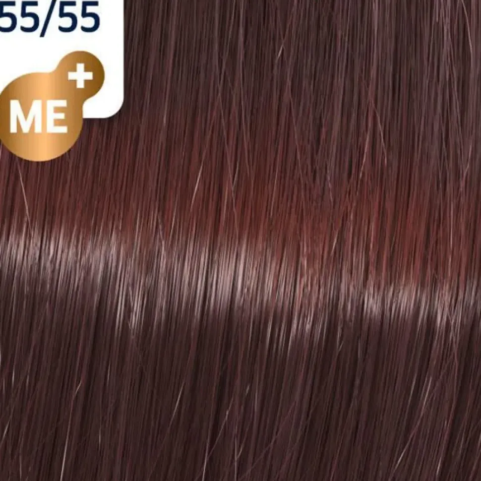 Wella Koleston Perfect Me+ Vibrant Reds 55/55 Light Intense Mahogany Brown - 60 ml