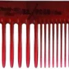 YS Park Cutting Comb No.339 Light Transparent Red - 175 mm