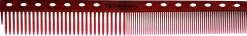 YS Park Cutting Comb No.339 Light Transparent Red - 175 mm