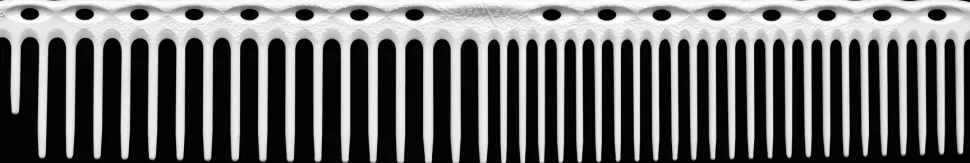 YS Park Cutting Comb No.338 White