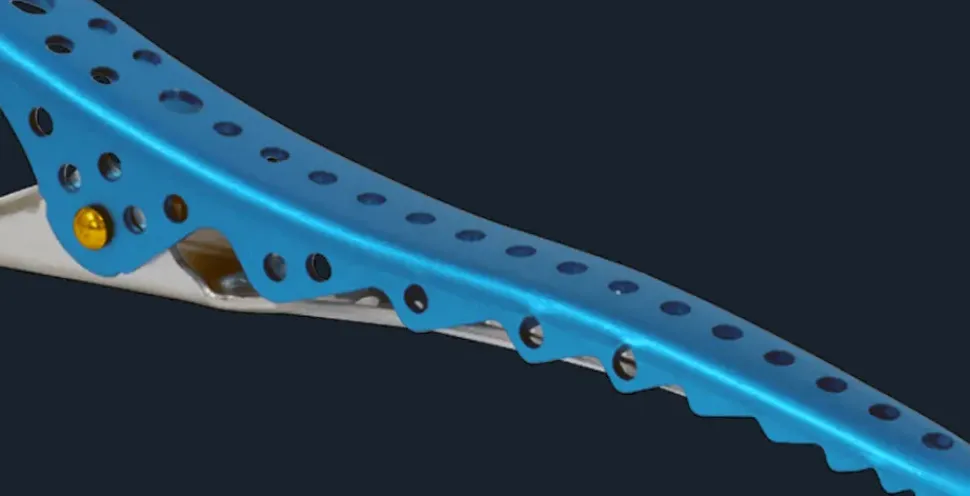 YS Park Shark Clips 2 pcs. Aqua Blue