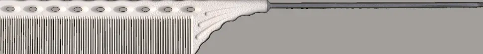 YS Park Tail Comb No.116 White