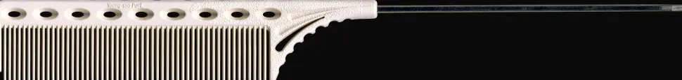 YS Park Tail Comb No.108 White