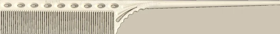 YS Park Tail Comb No.107 White