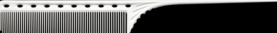 YS Park Tail Comb No. 101 White - 216 mm